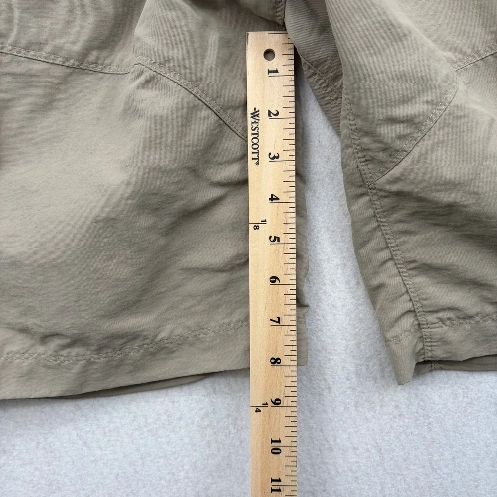 The North Face Mens Paramount Peak Hiking Shorts Tan Khaki Nylon Size 38
